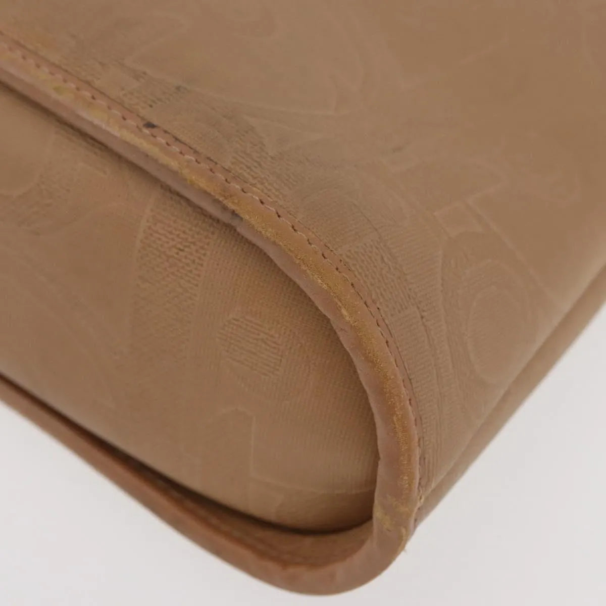 Christian Dior Vintage Trotter Canvas, Beige, Canvas, Handbag