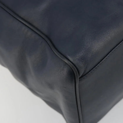 Christian Dior Vintage Leather, Navy, Leather, Handbag