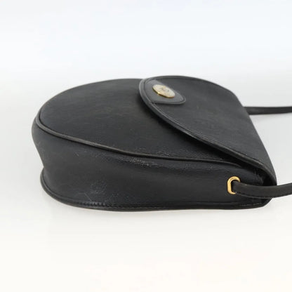 Christian Dior Vintage Honeycomb Flap Coated Canvas, Black, Canvas, Shoulder Bag