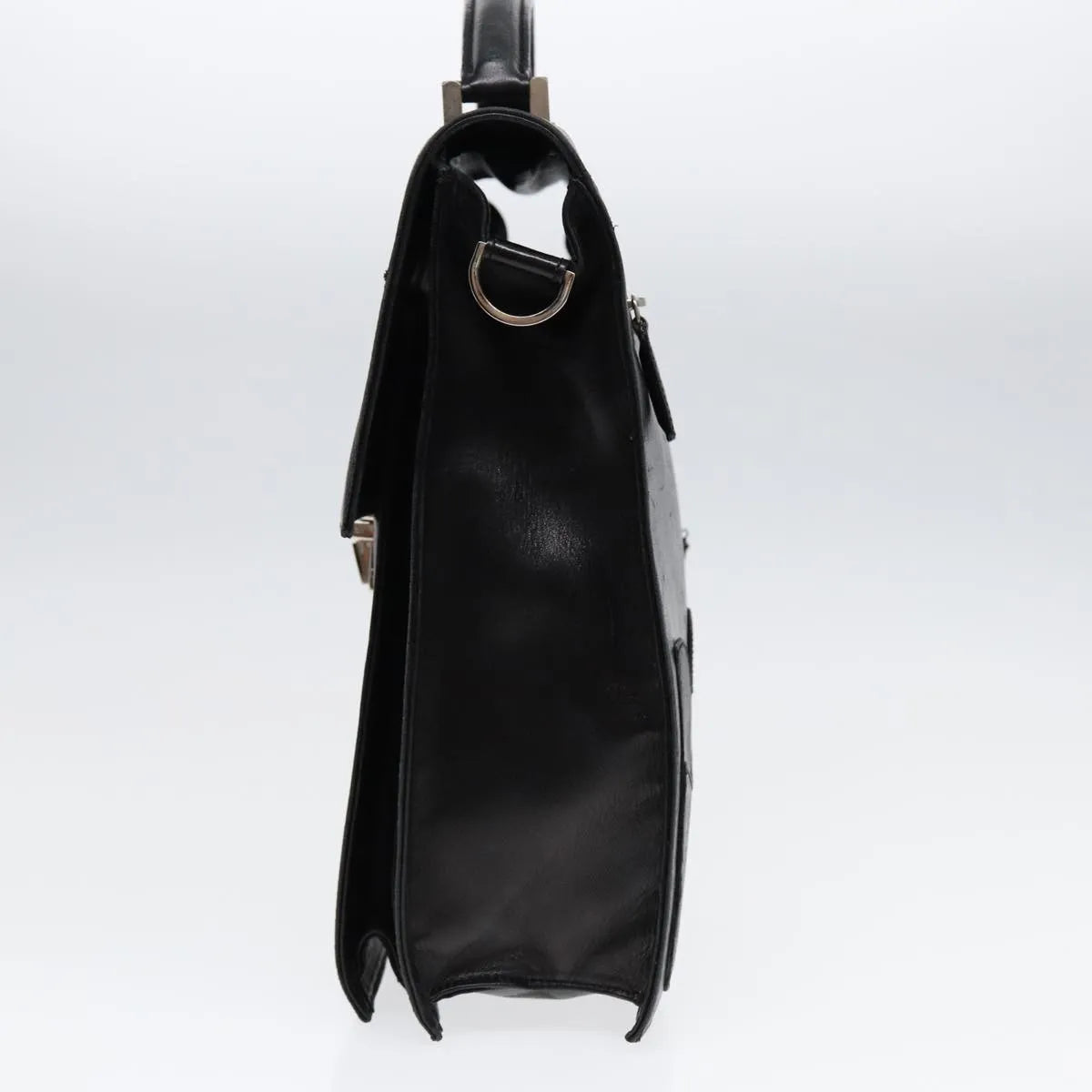 Fendi Vintage Leather, Black, Leather, Handbag