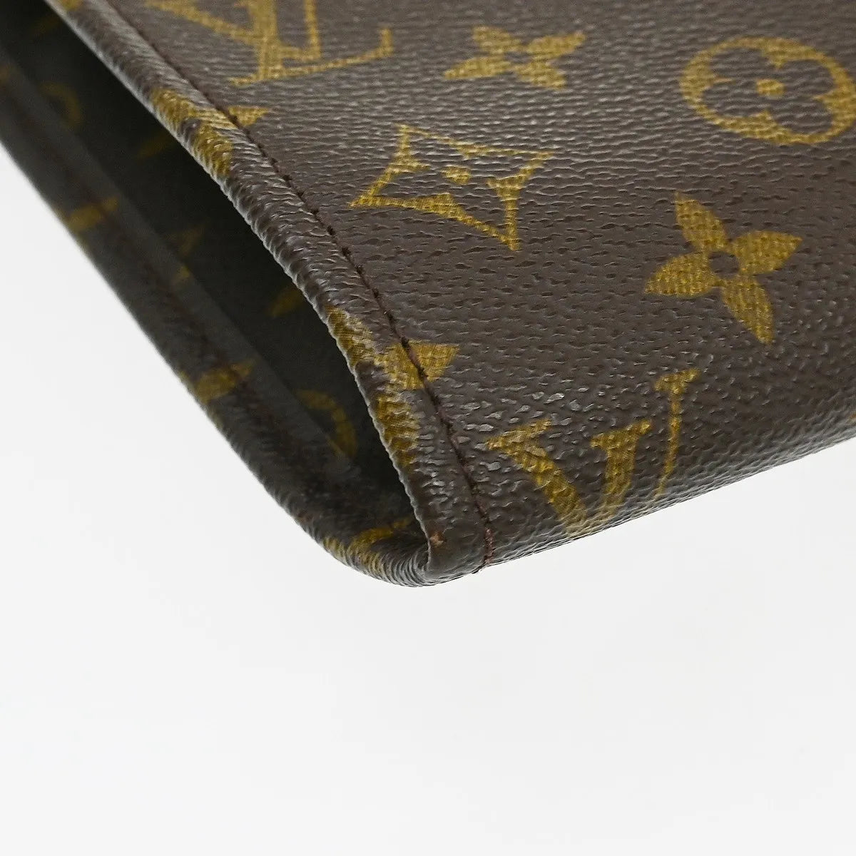 Louis Vuitton Poche Documents Monogram Canvas, Brown, Canvas, Clutch