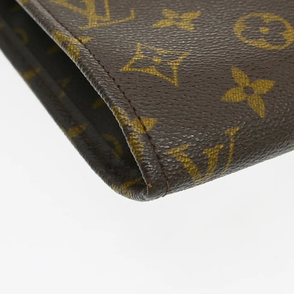 Louis Vuitton Poche Documents Monogram Canvas, Brown, Canvas, Clutch