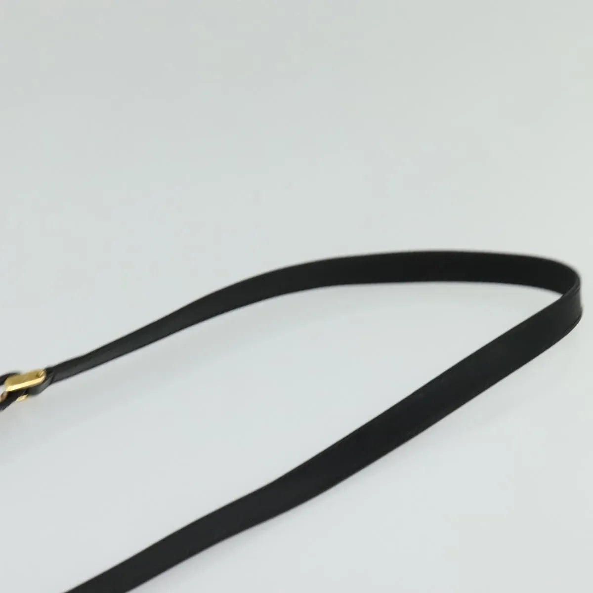 Gucci Vintage Leather, Black, Leather, Shoulder Bag