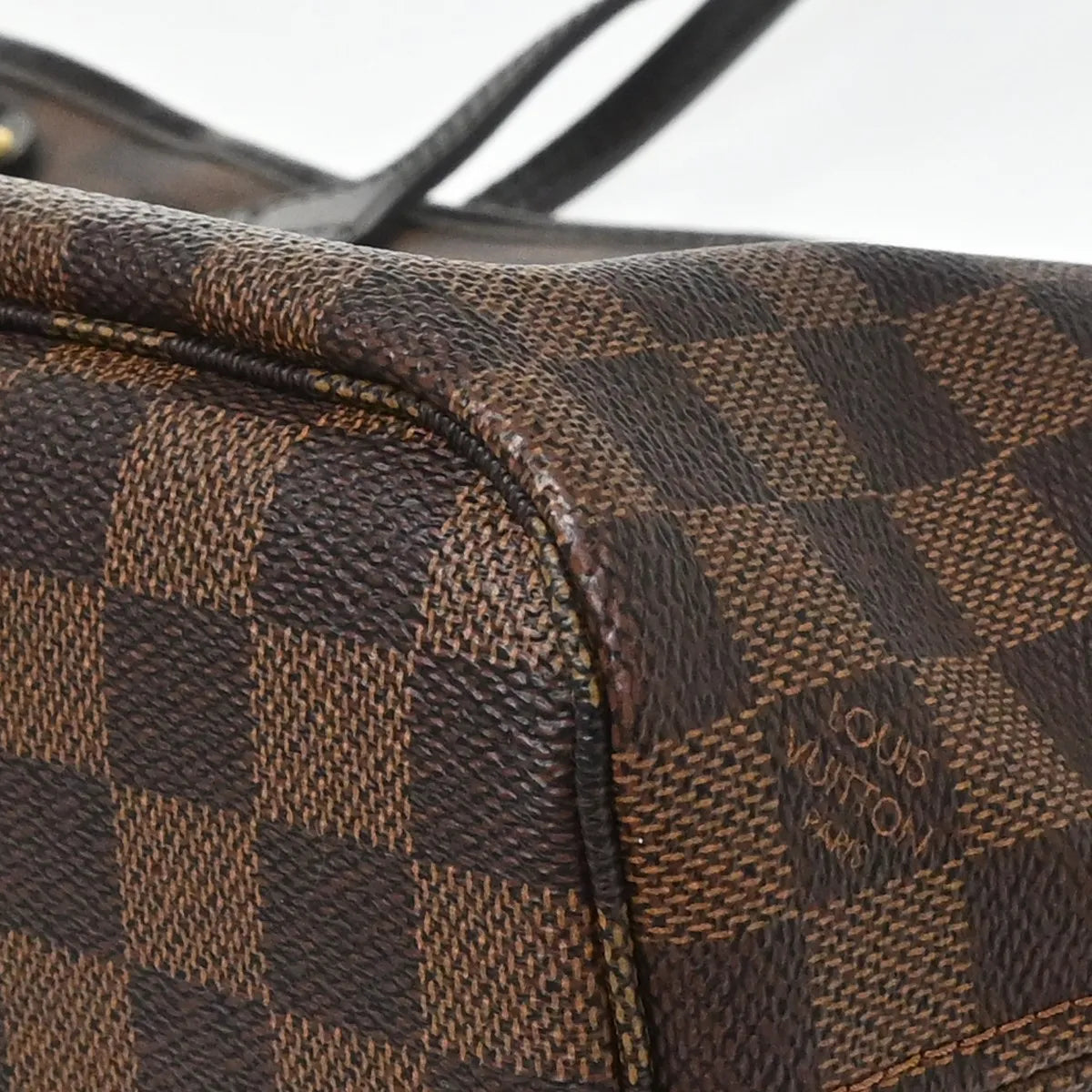 Louis Vuitton Neverfull Tote Damier Ebene, Brown, Canvas, Tote Bag