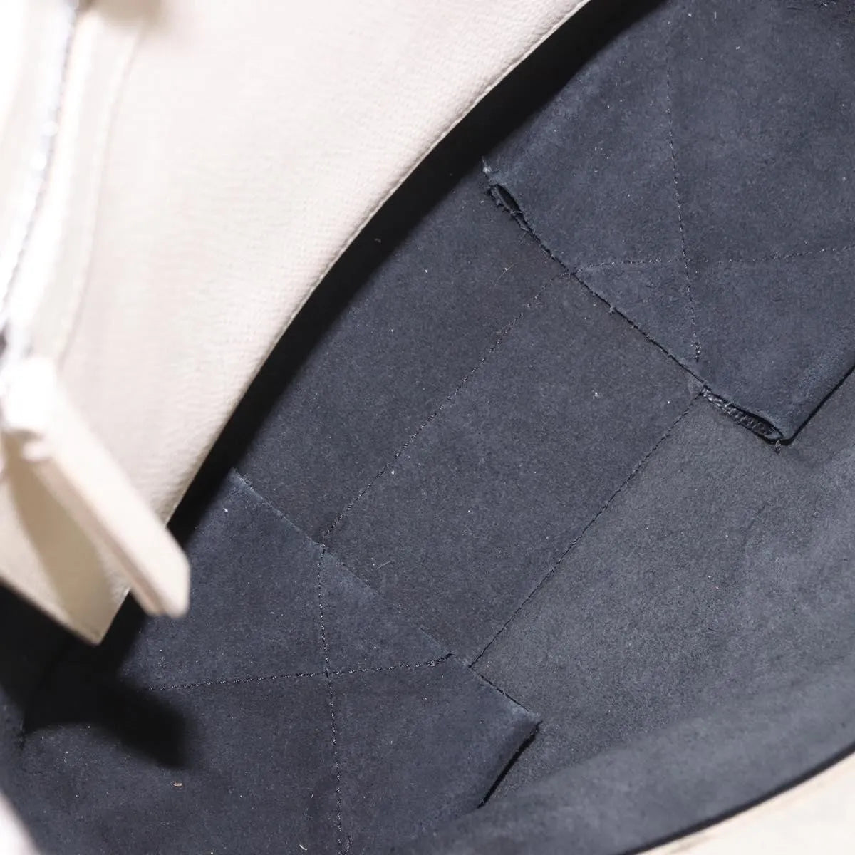 Celine Vertical Bi-Cabas Tote Leather, White, Leather, Tote Bag