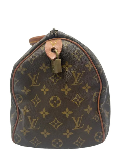 Louis Vuitton Speedy Monogram Canvas, Brown, Canvas, Handbag