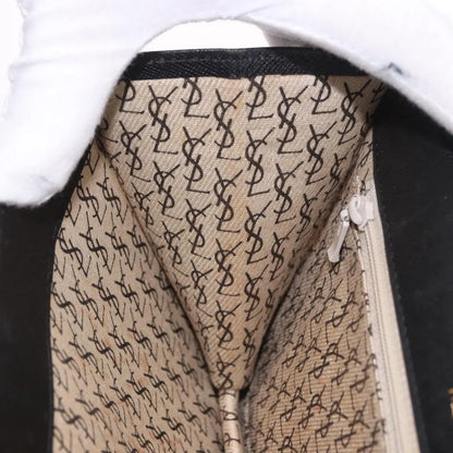 Saint Laurent Vintage Leather, Black, Leather, Clutch