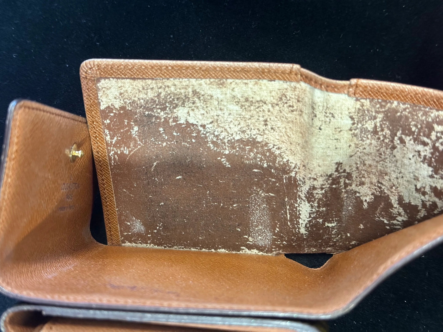 Louis Vuitton Porte Tresor Etui Papiers Monogram Canvas, Brown, Canvas, Wallet