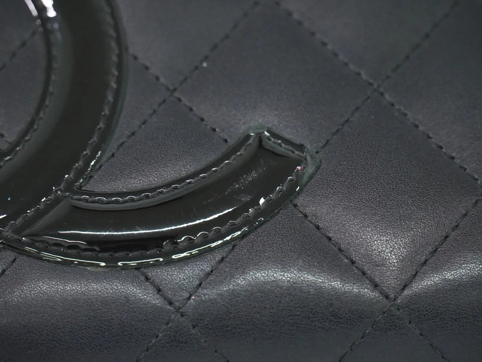 Chanel Cambon Zip Around Quilted Lambskin, Black, Leather, Wallet