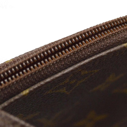 Louis Vuitton Pochette Secret Monogram canvas, Brown, Canvas, Clutch