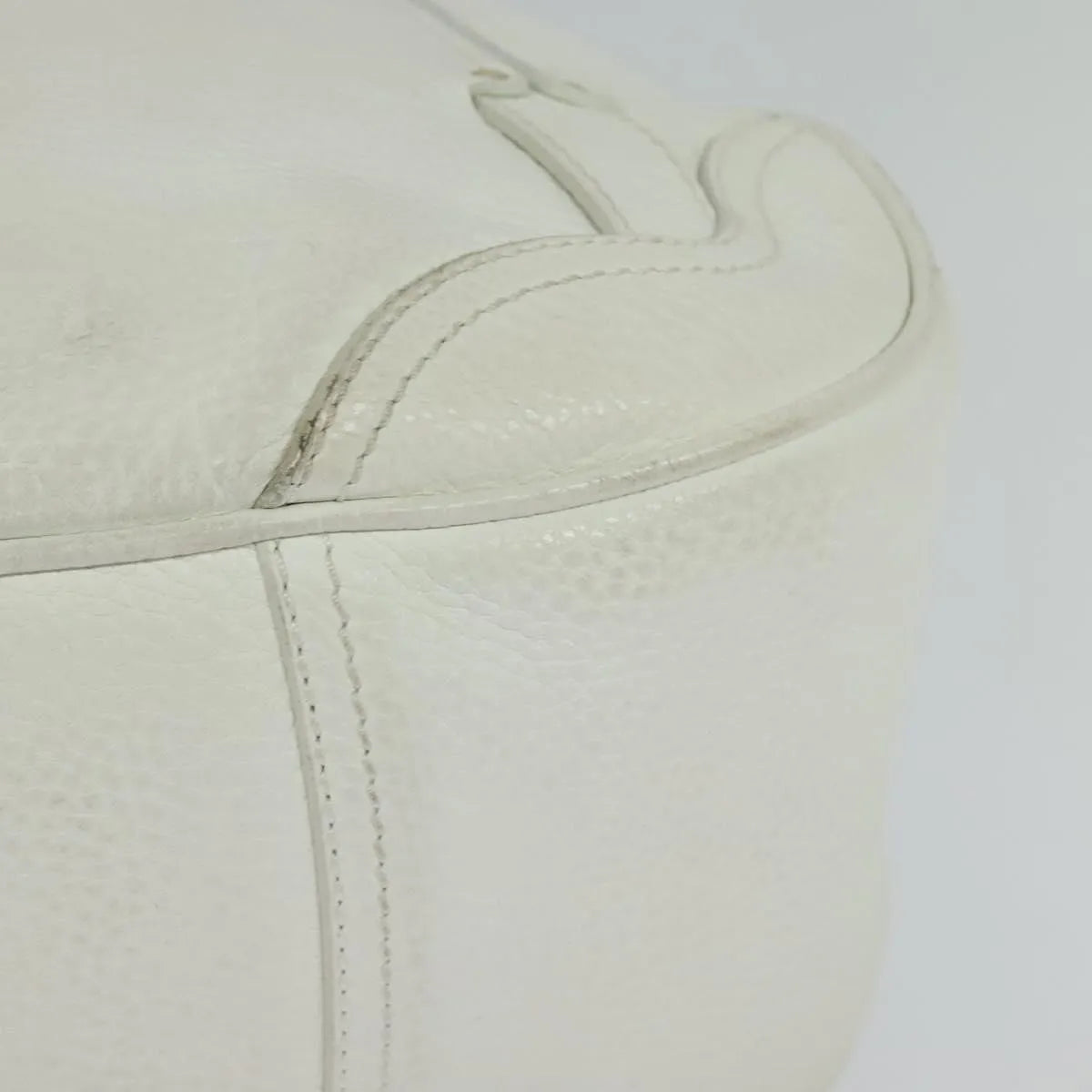 Celine vintage Leather, White, Leather, Handbag