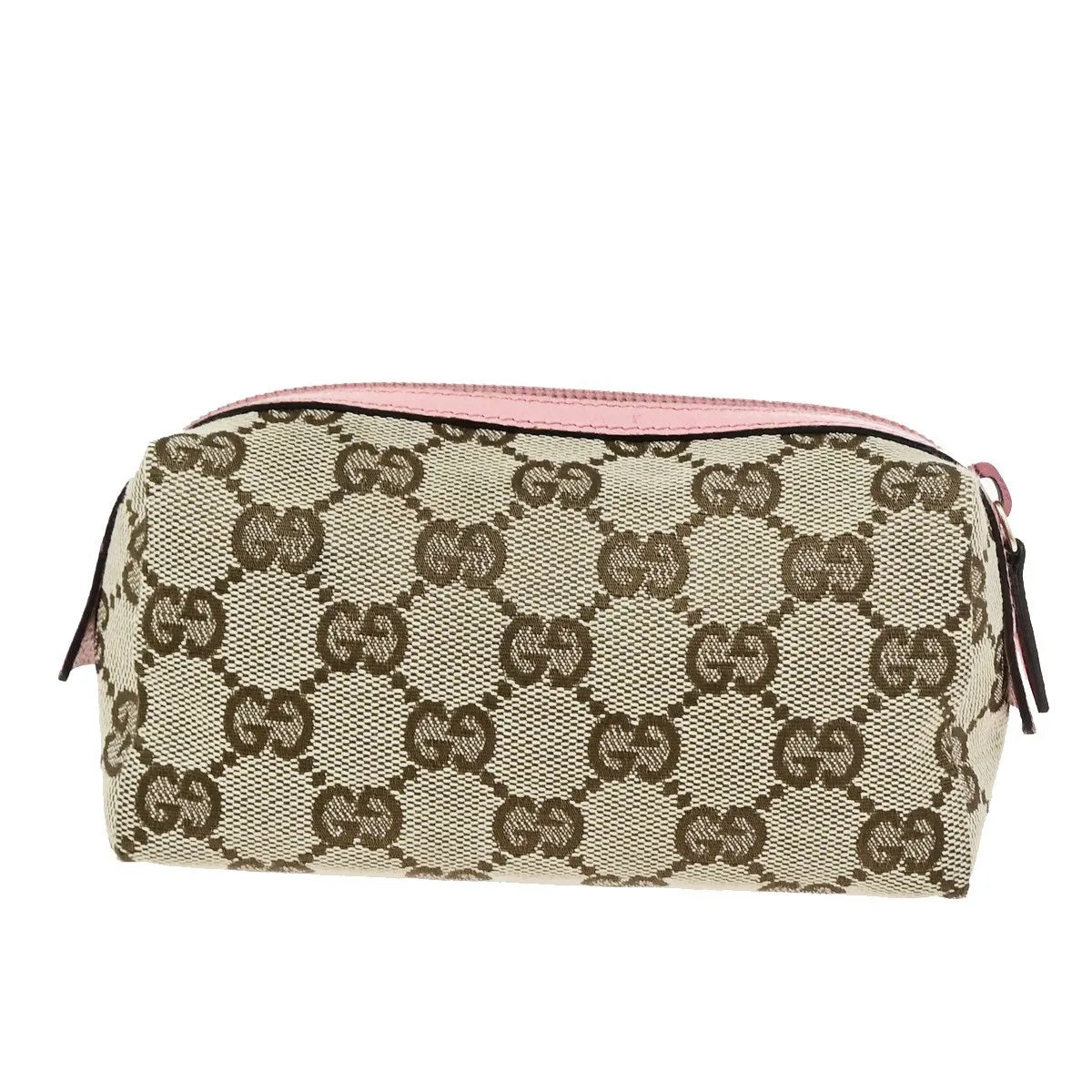 Gucci Cosmetic Case GG Canvas, Brown, Canvas, Clutch