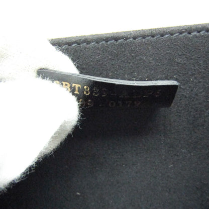 Fendi Logo Vertical Box Leather, Pink, Leather, Shoulder Bag