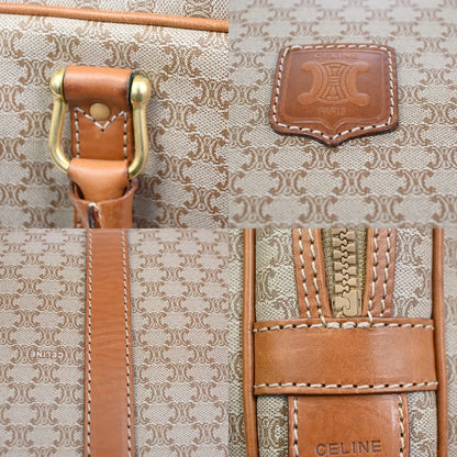 Celine Macadam Canvas and leather, Brown, Canvas, Briefcase