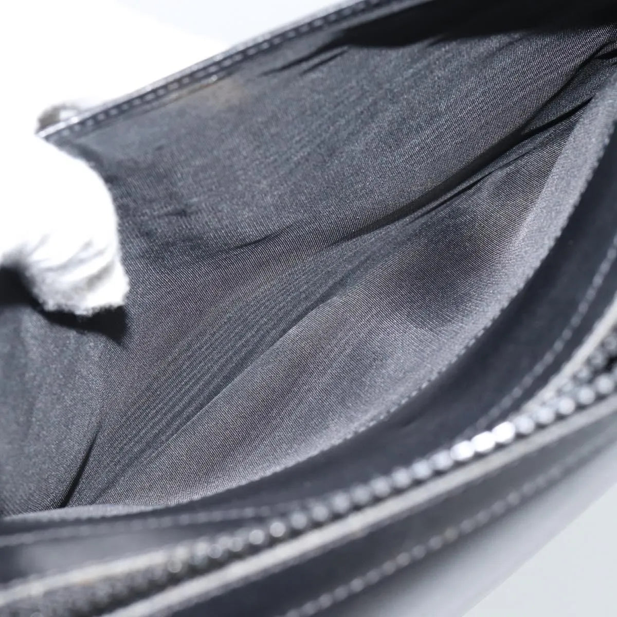 Gucci Vintage Horsebit Leather, Black, Leather, Shoulder Bag