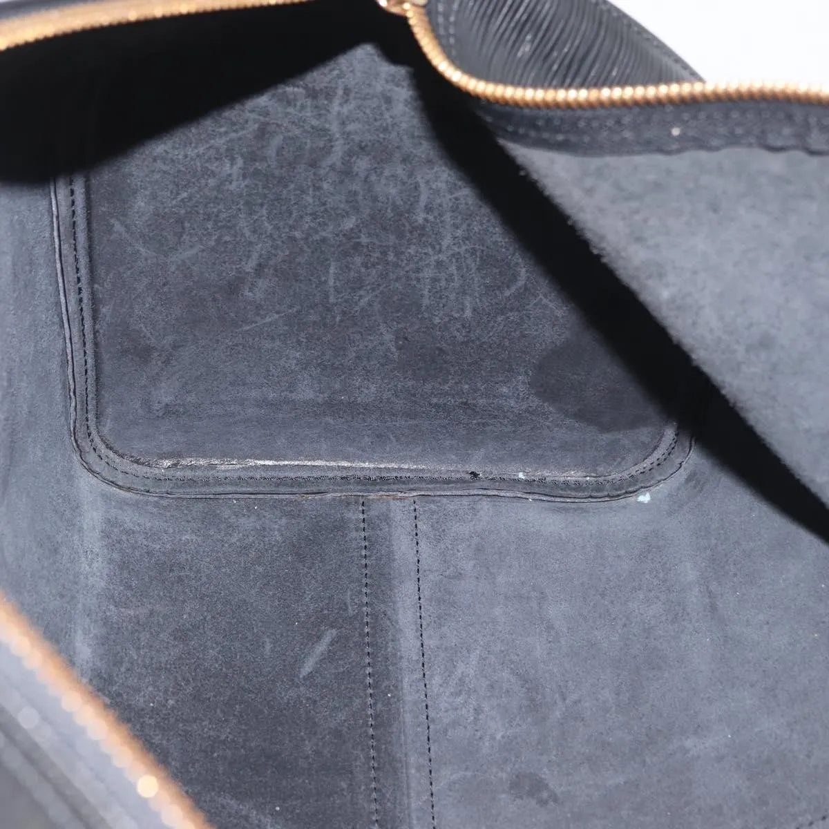 Louis Vuitton Keepall Epi Leather, Black, Leather, Travel Bag
