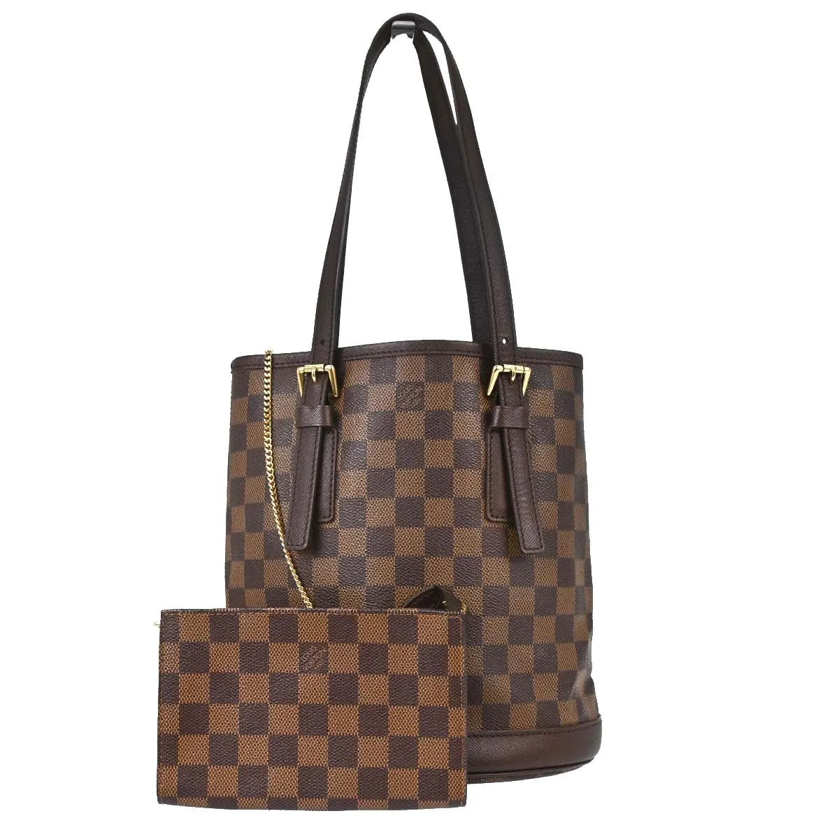 Louis Vuitton Marais Damier, Brown, Canvas, Tote Bag