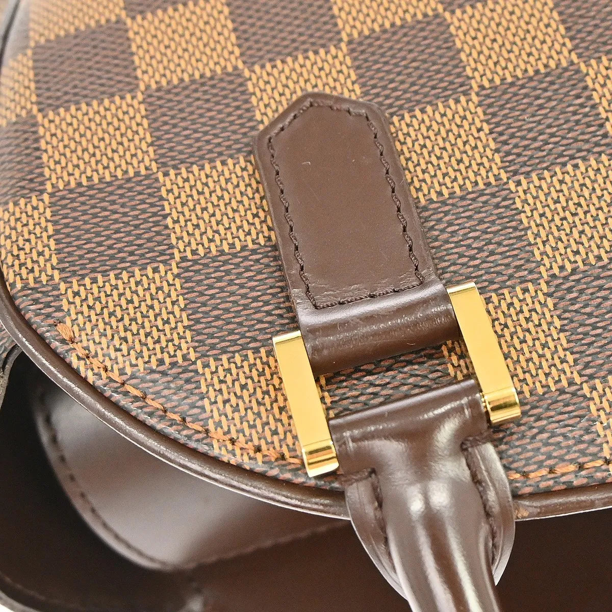 Louis Vuitton Sarria Damier, Brown, Canvas, Handbag