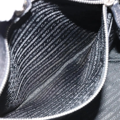 Prada Top Handle Tote Leather, Black, Leather, Tote Bag