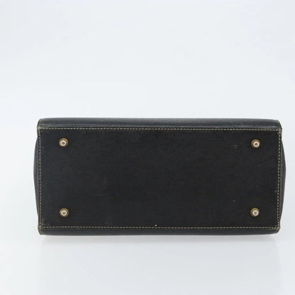 Burberry Vintage Leather, Black, Leather, Handbag