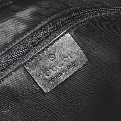 Gucci Vintage Jackie O Chain Hobo GG Canvas, Black, Canvas, Handbag