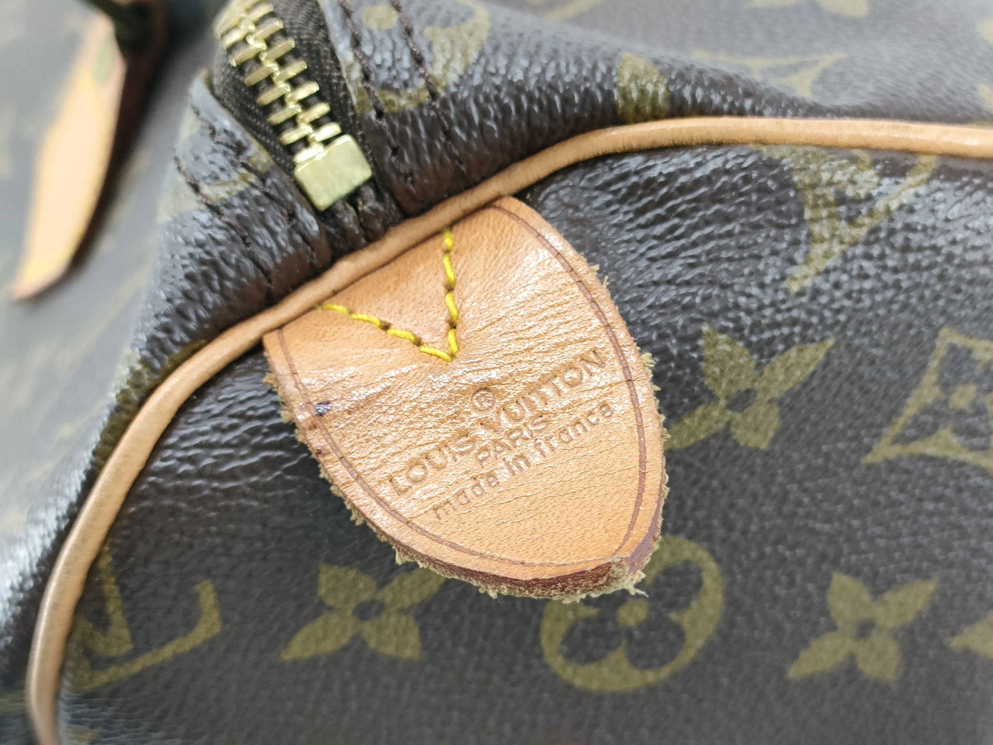 Louis Vuitton Speedy Monogram Canvas, Brown, Canvas, Handbag