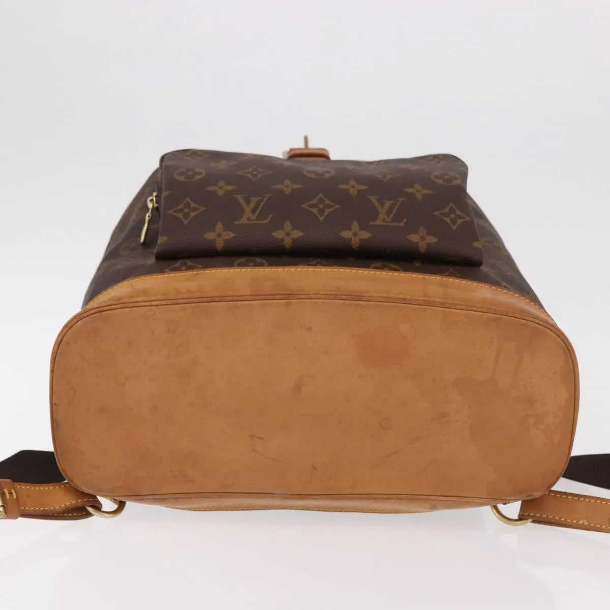 Louis Vuitton Montsouris Monogram, Brown, Canvas, Backpack