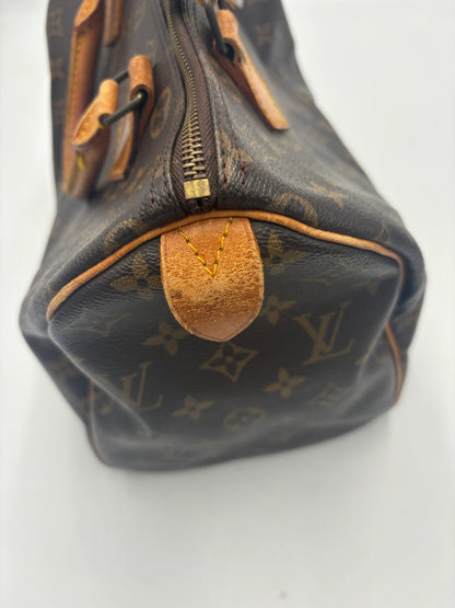 Louis Vuitton Speedy Monogram Canvas, Brown, Canvas, Handbag