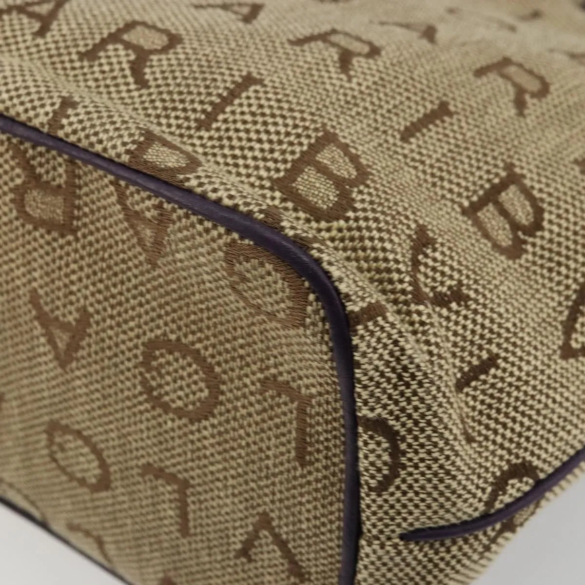 Bvlgari Logomania Canvas, Beige, Canvas, Tote Bag