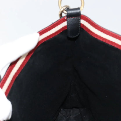 Bally Vintage Leather, Black, Leather, Shoulder Bag