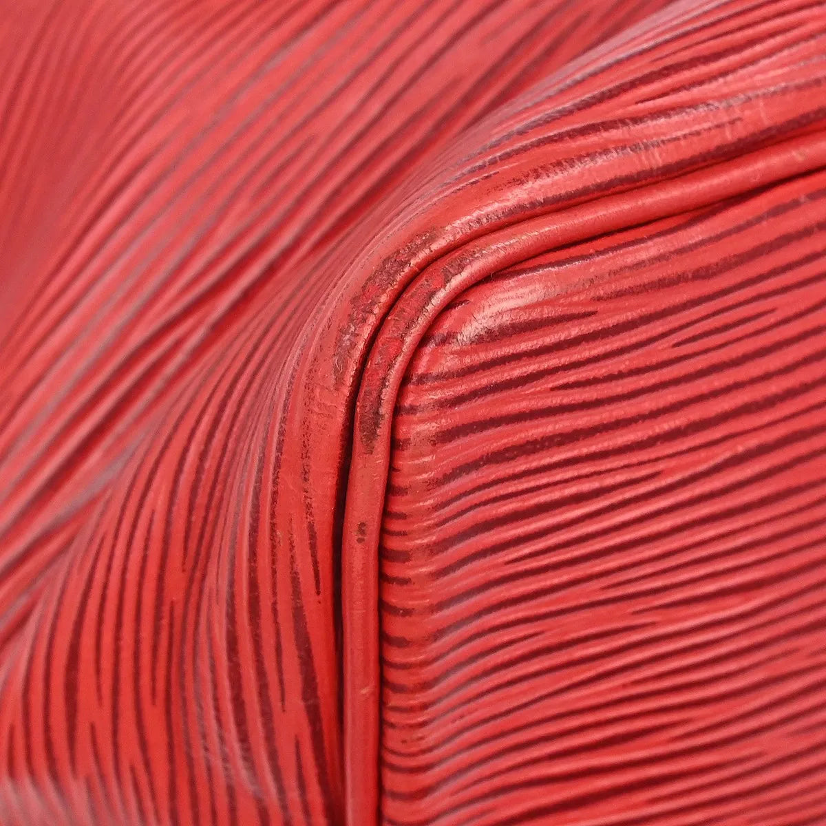 Louis Vuitton Petit Noe Epi Leather, Red, Leather, Shoulder Bag