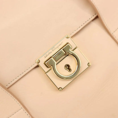 Salvatore Ferragamo Sookie Satchel Leather, Pink, Leather, Handbag