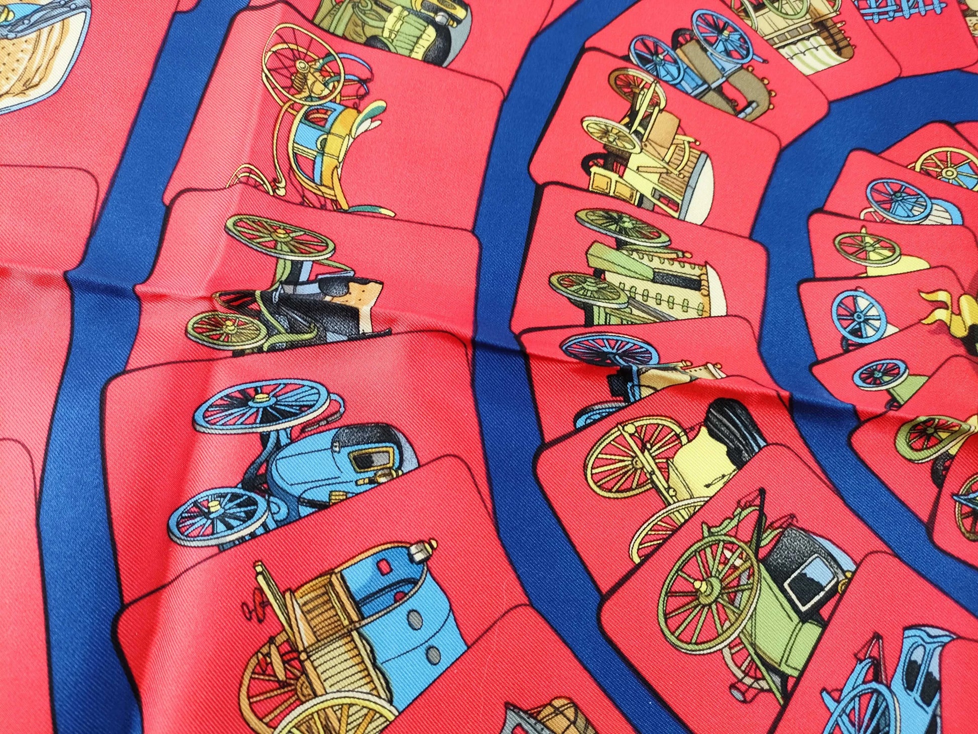 Hermes Carré 90 Silk multicolor, Multicolour, Silk, Scarf