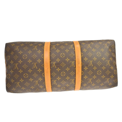 Louis Vuitton Keepall Monogram Canvas, Brown, Canvas, Travel Bag