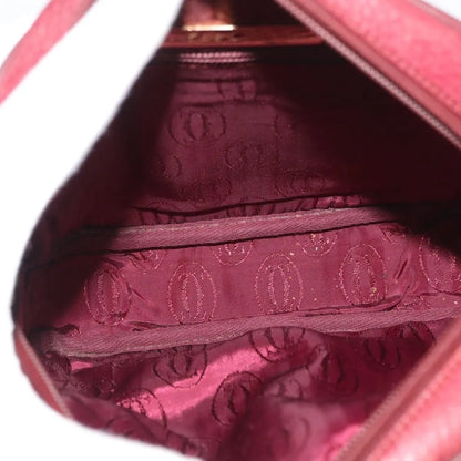 cartier Tasseled Must de Cartier Leather, Burgundy, Leather, Shoulder Bag
