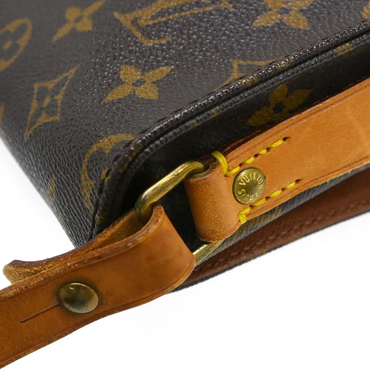 Louis Vuitton Cartouchiere Monogram Canvas, Brown, Canvas, Shoulder Bag