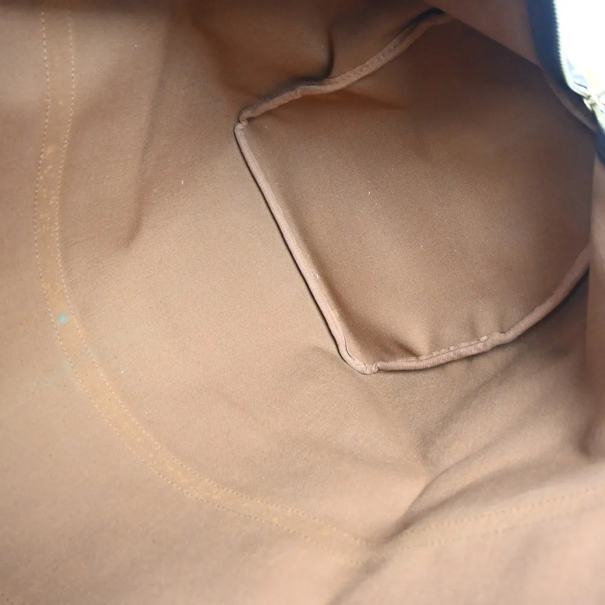 Louis Vuitton Keepall Monogram, Brown, Canvas, Travel Bag