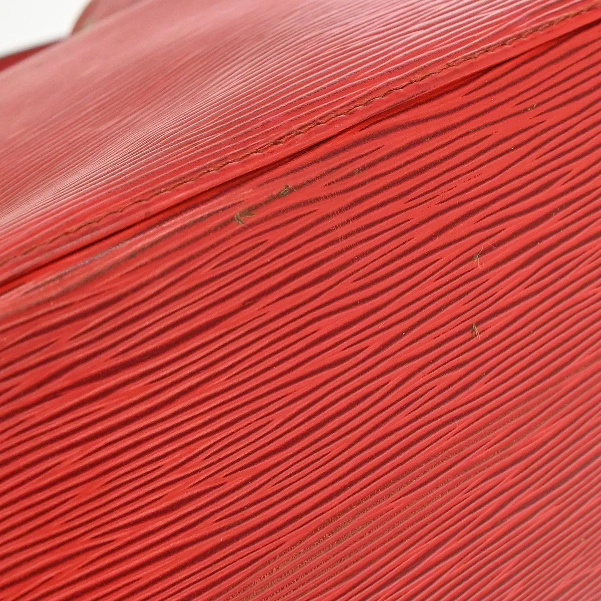 Louis Vuitton Petit Noe Epi Leather, Red, Leather, Shoulder Bag