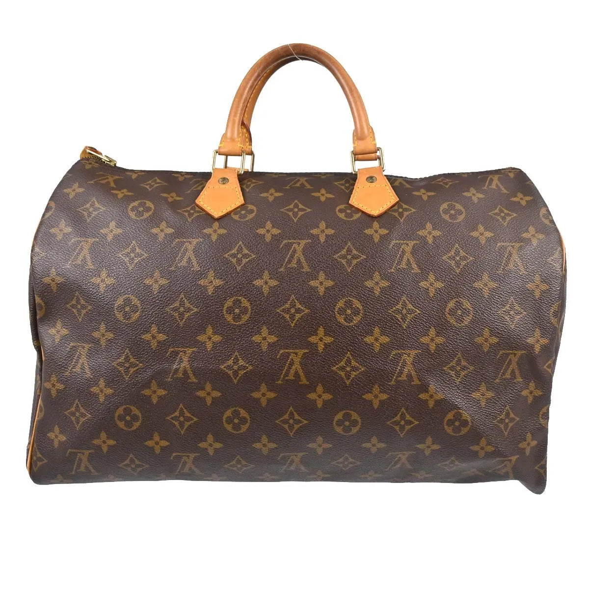 Louis Vuitton Speedy Monogram, Brown, Canvas, Handbag