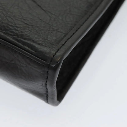 Burberry Vintage Leather, Black, Leather, Clutch