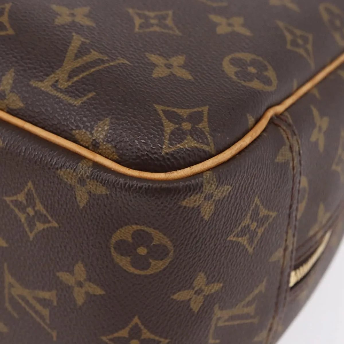 Louis Vuitton Deauville Monogram, Brown, Canvas, Handbag