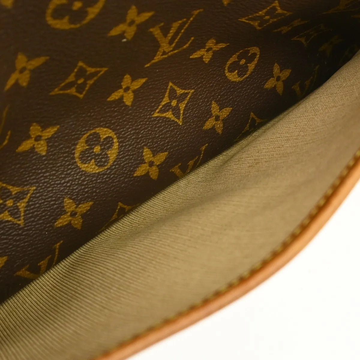 Louis Vuitton Deauville Monogram Canvas, Brown, Canvas, Handbag