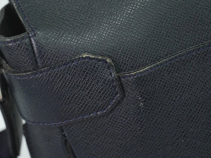 Louis Vuitton Roman Taiga Leather, Navy, Leather, Shoulder Bag