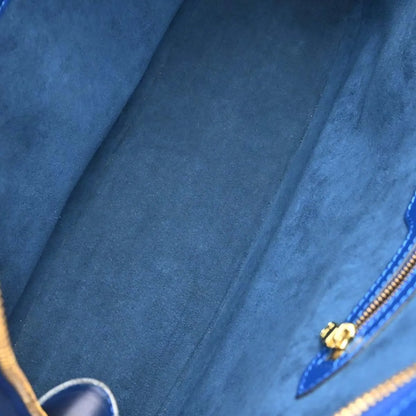 Louis Vuitton Lussac Epi Leather, Blue, Leather, Shoulder Bag