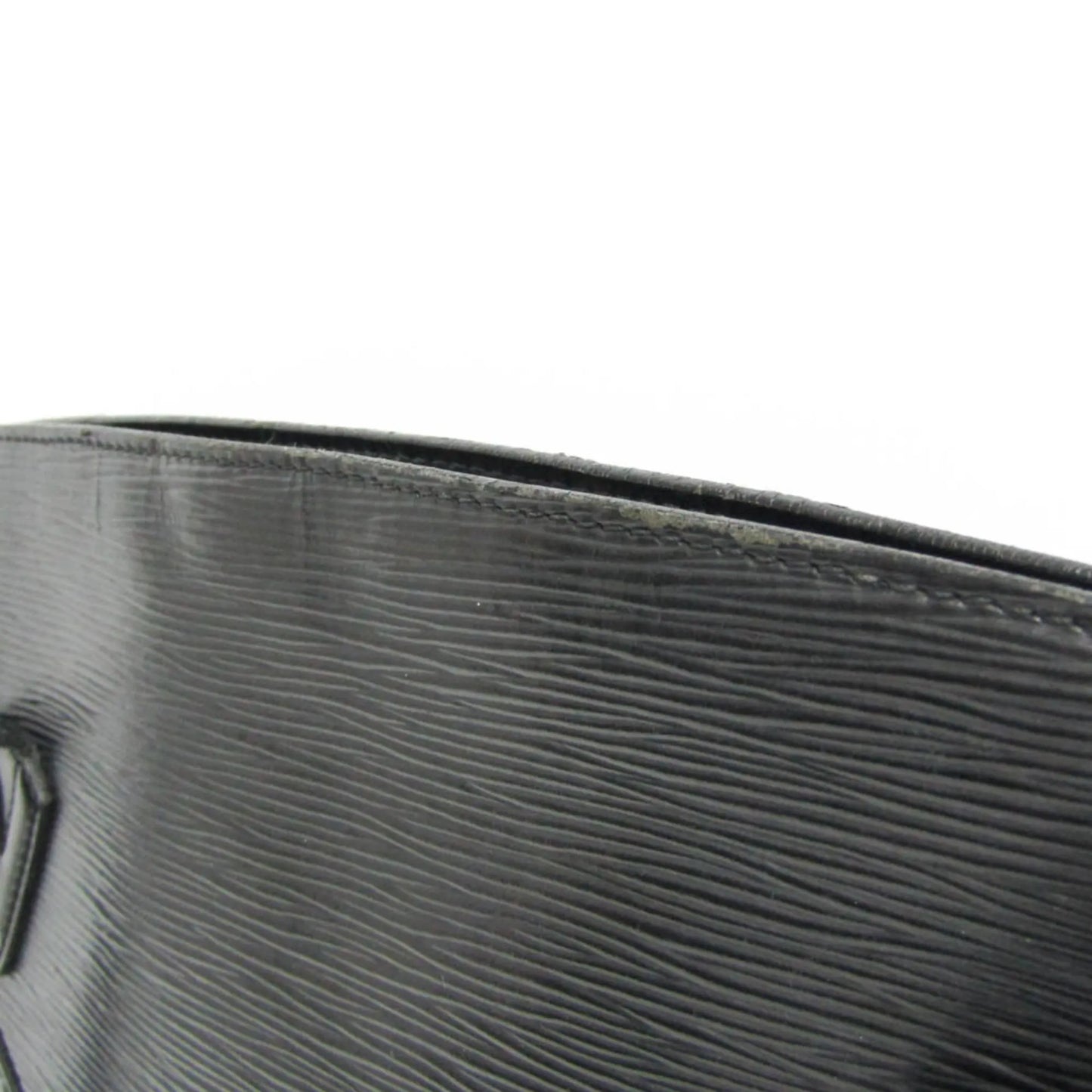 Louis Vuitton Lussac Epi Leather, Black, Leather, Shoulder Bag