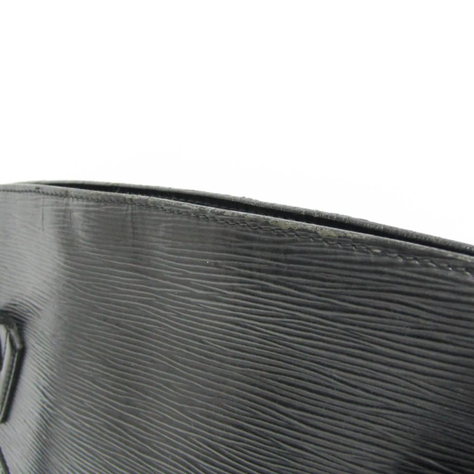Louis Vuitton Lussac Epi Leather, Black, Leather, Shoulder Bag