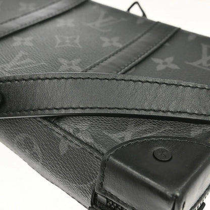 Louis Vuitton Soft Trunk Monogram Eclipse Canvas, Black, Canvas, Clutch