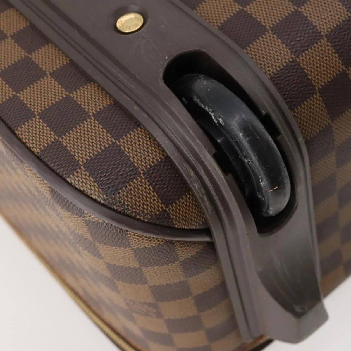 Louis Vuitton Pegase Business Luggage Damier, Black, Canvas, Travel Bag