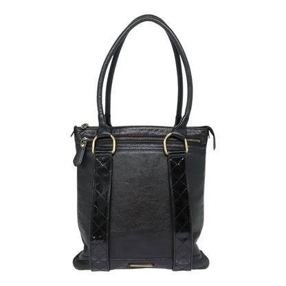 Burberry Vintage Leather, Black, Leather, Shoulder Bag