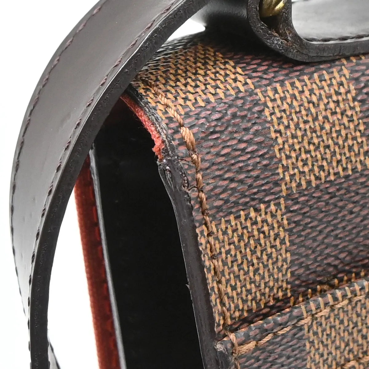 Louis Vuitton Portobello Messenger Damier, Brown, Canvas, Clutch